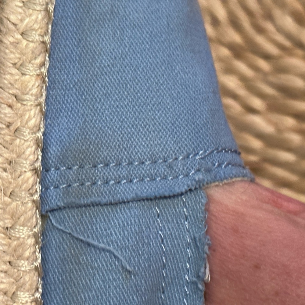 Vionic Laguna Blue Espadrille Canvas Slip On Shoes 7 - Picture 8 of 8